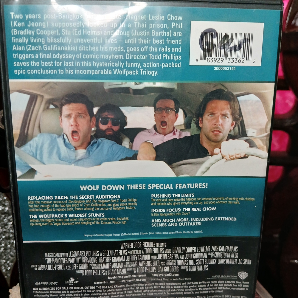 The Hangover Trilogy DVD Set Unrated Special Edition Uncut Theatrical Version - Picture 13 of 14